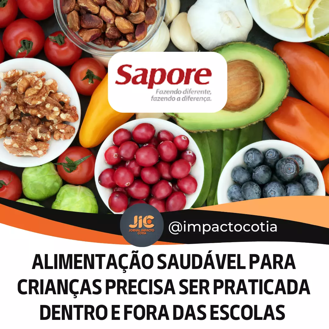 Alimentação saudável para crianças precisa ser praticada dentro e fora das escolas